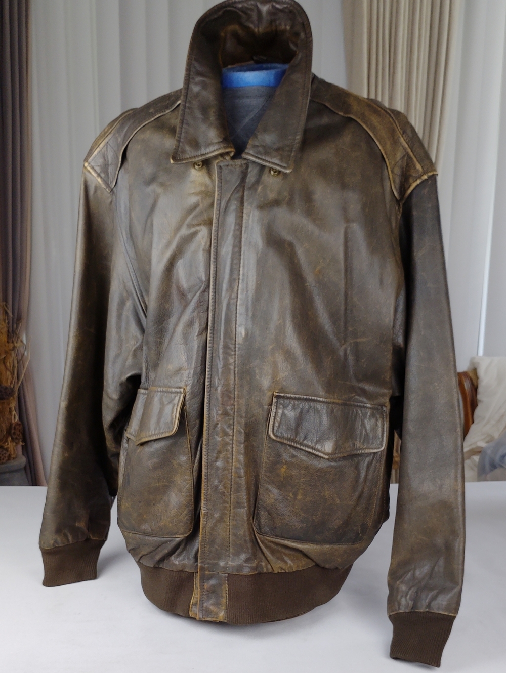 Type A-2 Jacket Flyer's Leather. US Army Air Force.